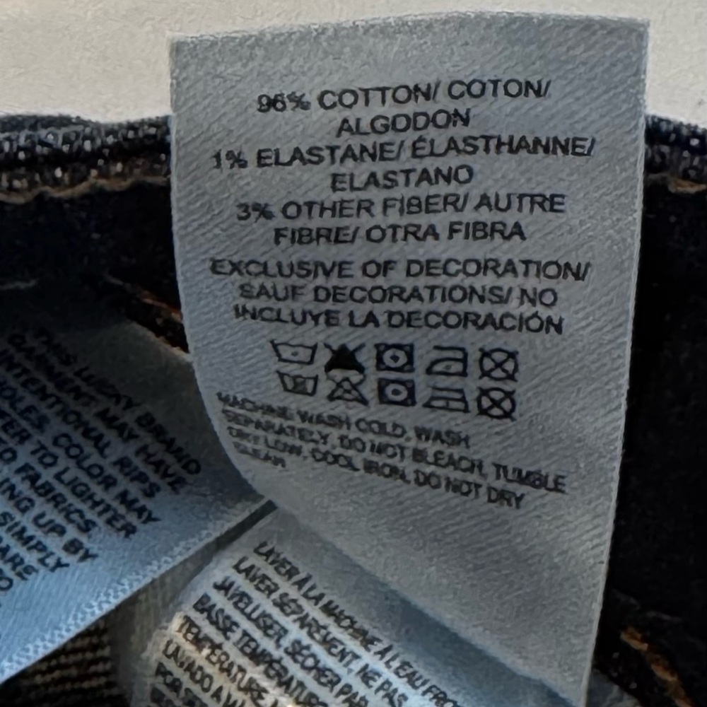 Lucky Brand Sweet Boot Jeans Womens 8 29 Mid Rise Bootcut Dark Wash Stretch NWT - Picture 9 of 9